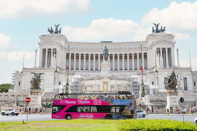 Rome: Hop-on Hop-off Sightseeing Bus Tour with Audioguide - What the $22 price really gets you