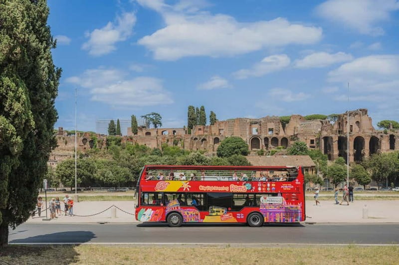 Rome Hop On Hop Off Tour from Civitavecchia by Train - The Colosseum stop: impressive, but time can disappear