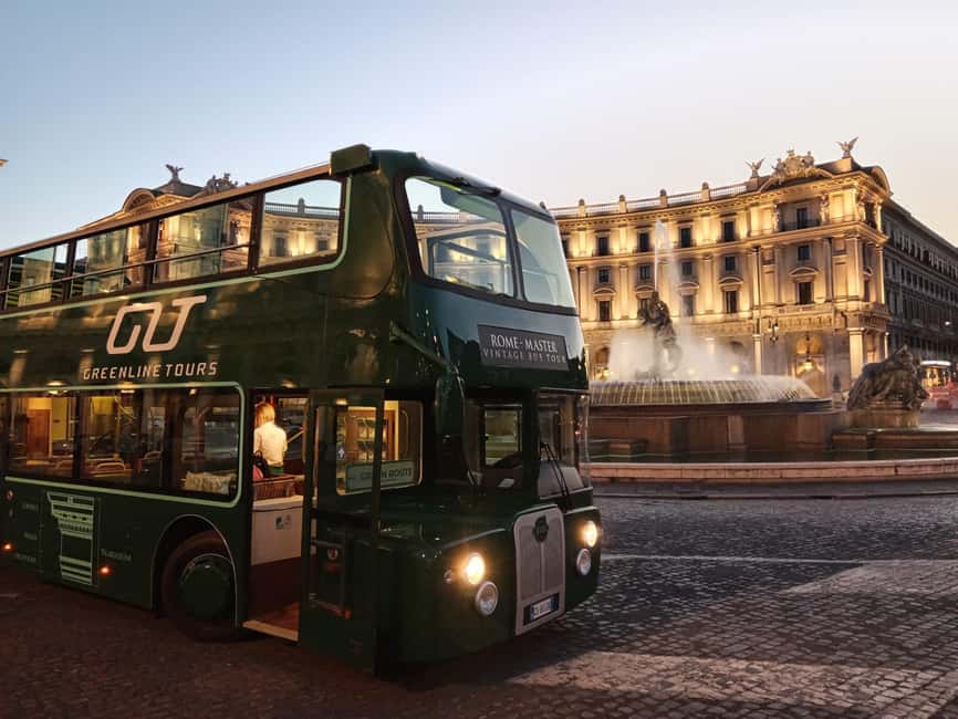 Rome: Nighttime Tour by Open-Top Bus - Piazza Venezia and the Fori Imperiali