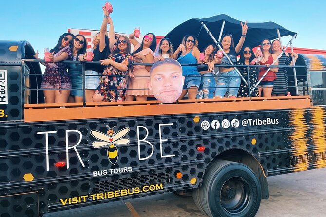 Roofless Party Bus Tour in Downtown Austin - Old East Austin offers food, murals, and quieter bars