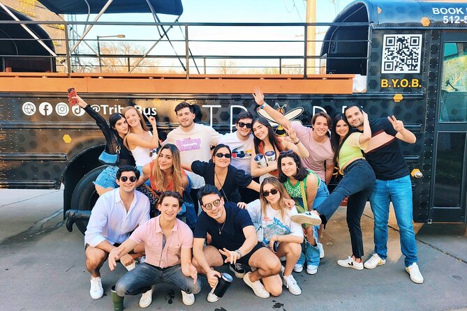 Roofless Party Bus Tour in Downtown Austin - South Congress brings shops, music, and a classic Austin view