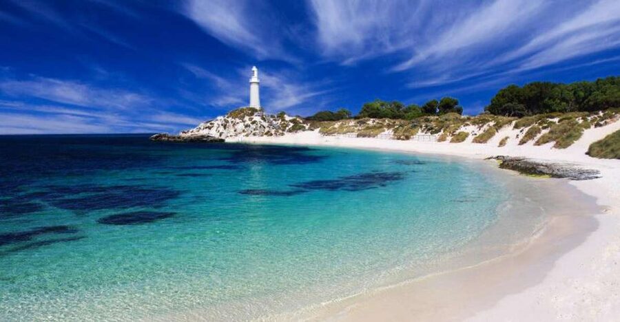 Rottnest Island: Grand Bus and Train Tour with Lunch - Lunch on the move