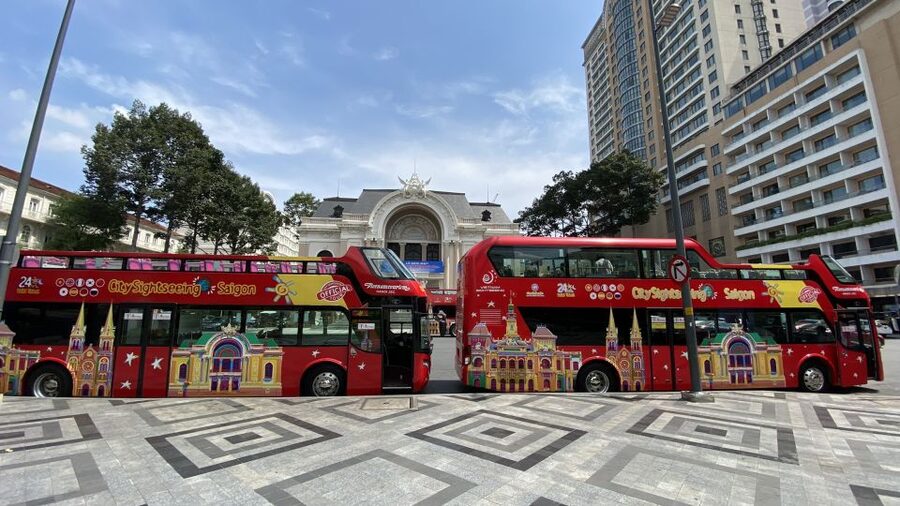 Saigon: City Sightseeing Hop-On Hop-Off Bus Tour - The Blue Route into Districts 5 and beyond