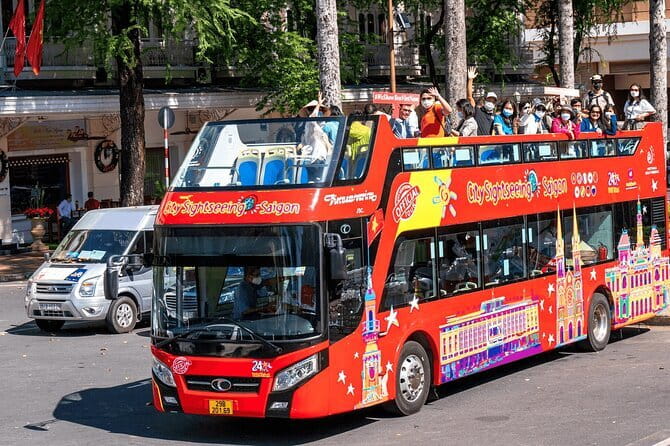 Saigon Sightseeing Double - Decker Bus | Ho Chi Minh City - Nha Rong Wharf and the Tran Hung Dao Statue