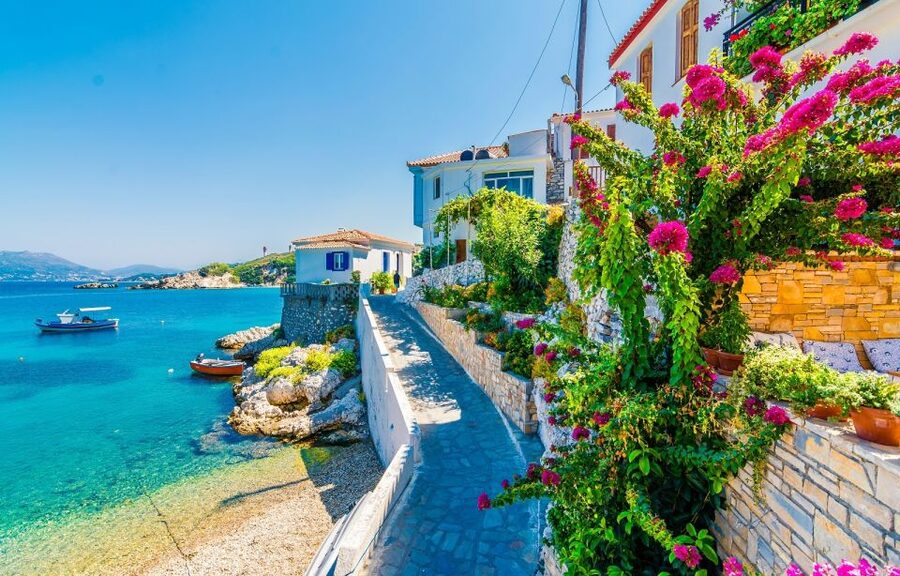 Samos: Full-Day Guided Island Bus Tour - The monastery visit, with a strict dress code