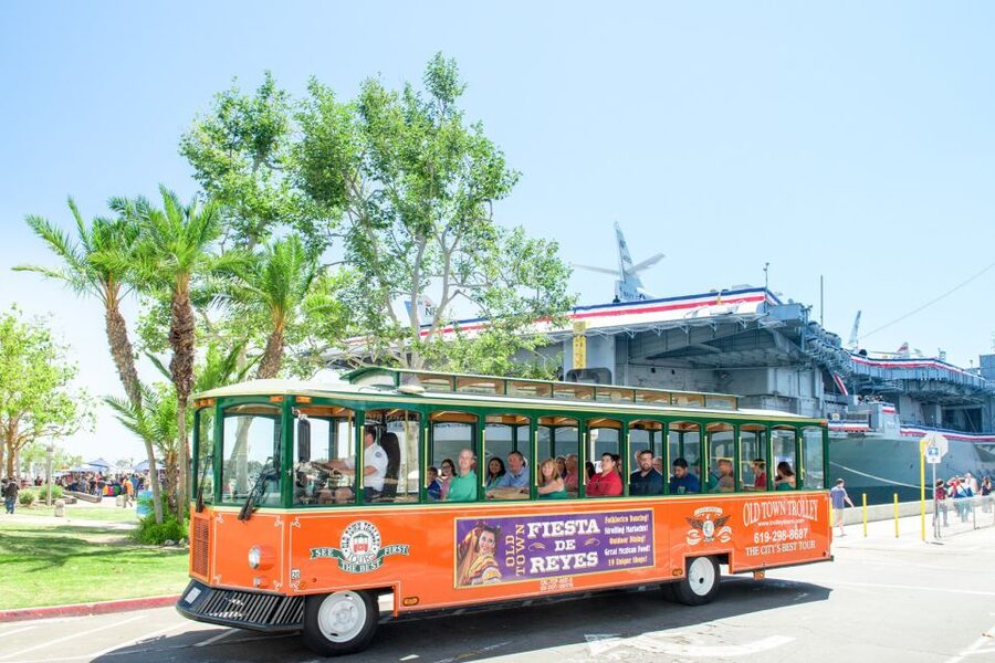 San Diego: Hop-on Hop-off Narrated Trolley Tour - Seaport Village and the Marriott Marquis