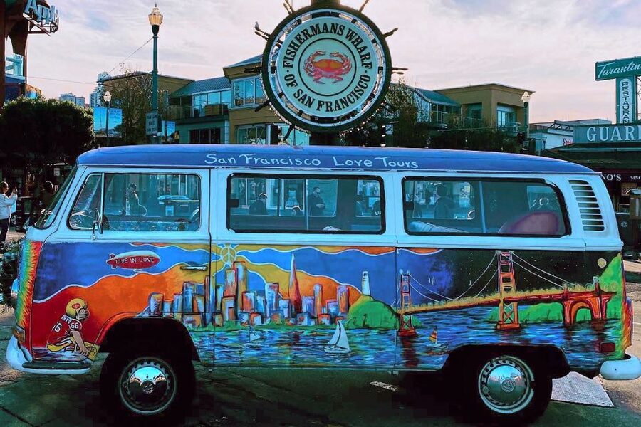 San Francisco: City Sightseeing Tour on Hippie Bus - A San Francisco tour with a bus full of character