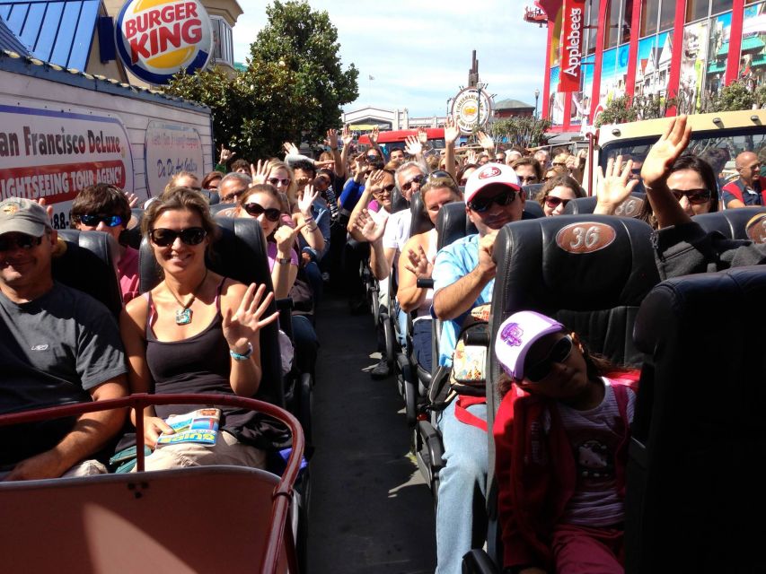 San Francisco: Hop-On Hop-Off Deluxe Bus Tour with 20 Stops - Stops 1 to 7: downtown, Chinatown, and the waterfront
