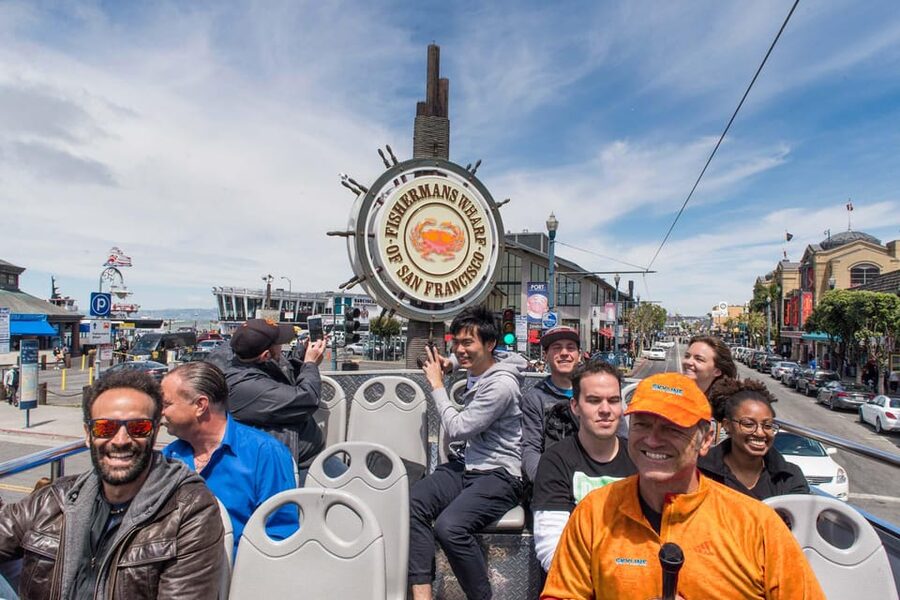 San Francisco: Hop-On Hop-Off Tour with Optional Night Tour - One day or two days at $69