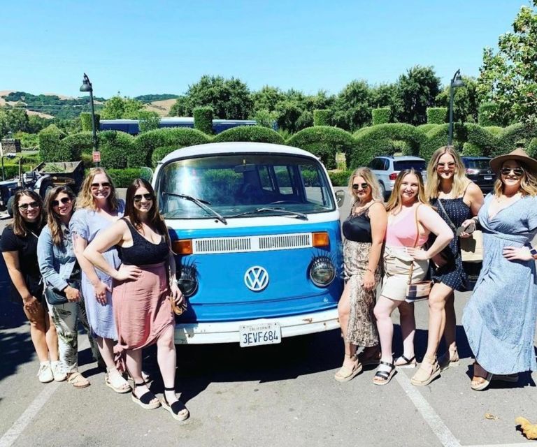 San Fransisco: Vintage VW Bus Wine Country Tour Small Group - From Fisherman’s Wharf to the Golden Gate Bridge