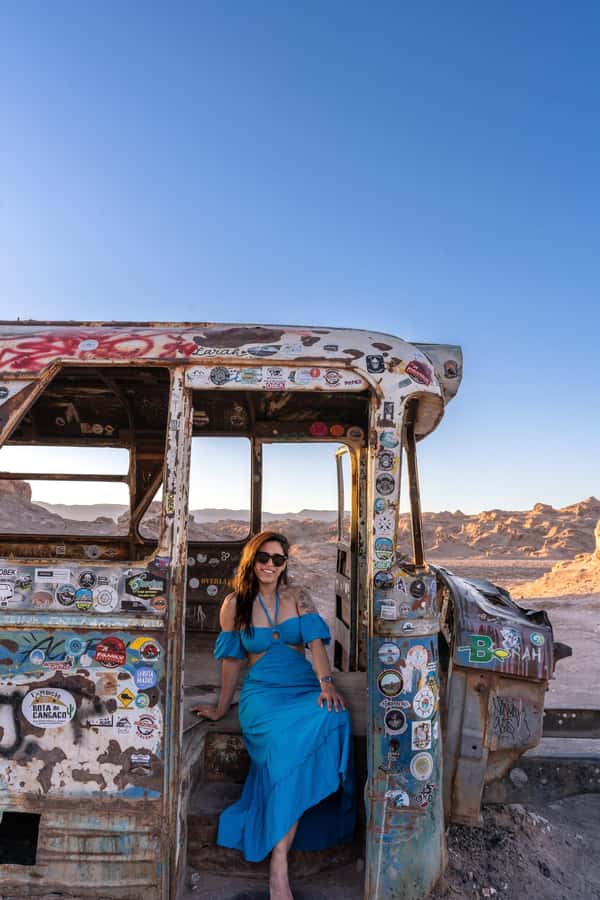 San Pedro de Atacama: Vallecito + Magic Bus - The abandoned bus is the tour’s signature photo stop