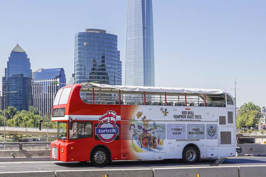 Santiago: 1-Day Hop-On Hop-Off Bus and Cable Car Ticket - Stop 2: Bicentenario Park for space and photos