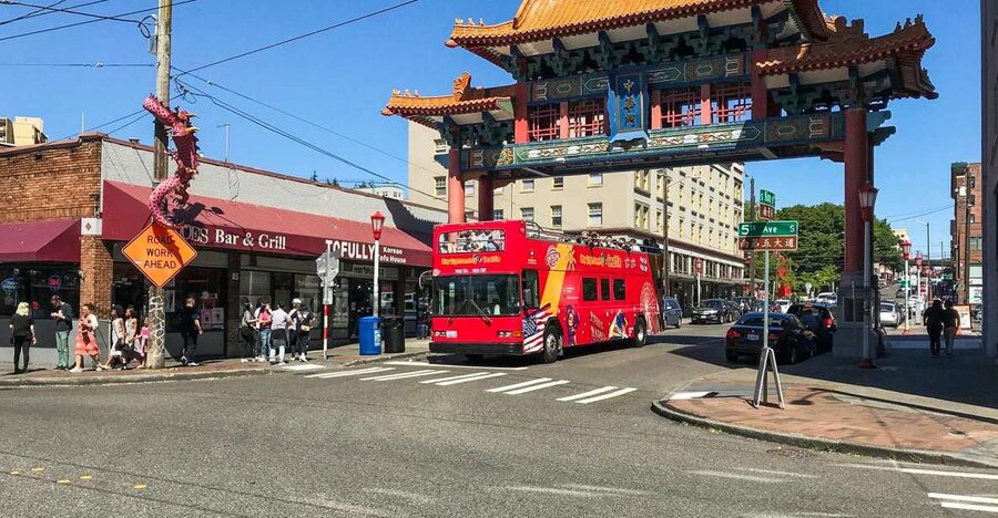 Seattle: City Sightseeing Hop-On Hop-Off Bus Tour - The Original Starbucks and Amazon Spheres
