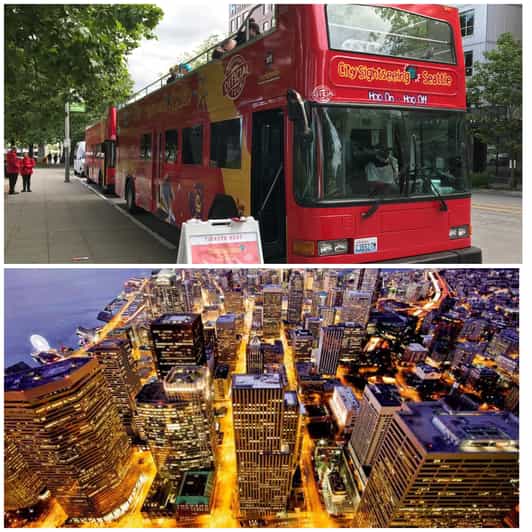 Seattle: Hop-on Hop-off Bus Tour and Sky View Observatory - Waterfront stops from the Edgewater Hotel to Pier 55
