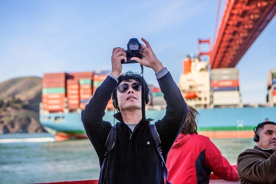 SF: Golden Gate Cruise & Hop-On Hop-Off Bus Tour (Save 15%) - Union Square, the Museum of Modern Art, and Civic Center