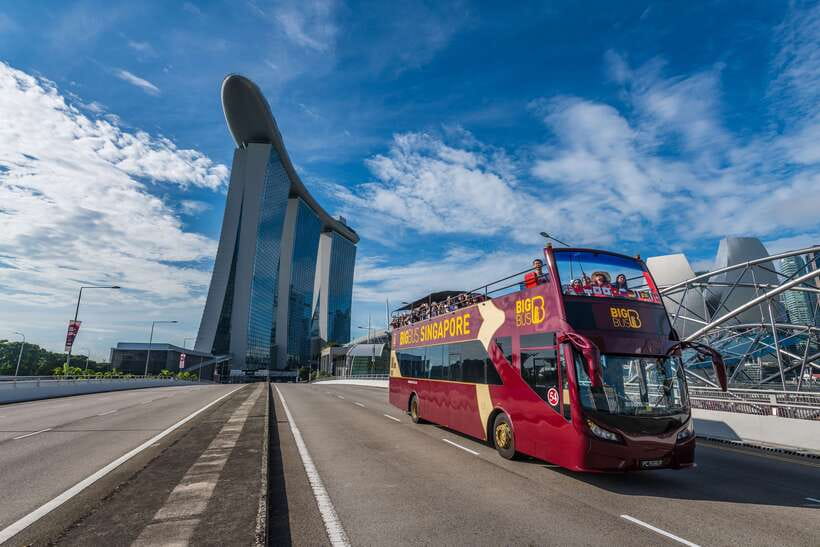Singapore: Big Bus Hop-On Hop-Off Tour by Open-Top Bus - The Yellow Route: Marina Bay and Singapore’s Icons