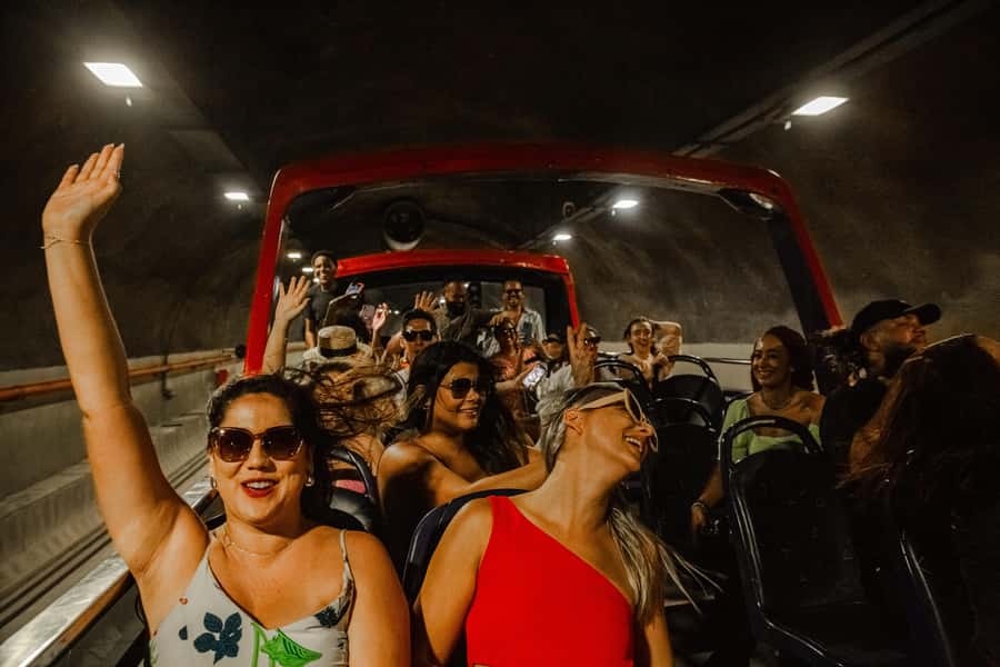 Skyline Night Tour Rio de Janeiro - Panoramic City Tour Rio Samba Bus - Starting in Copacabana at one of five pickup points