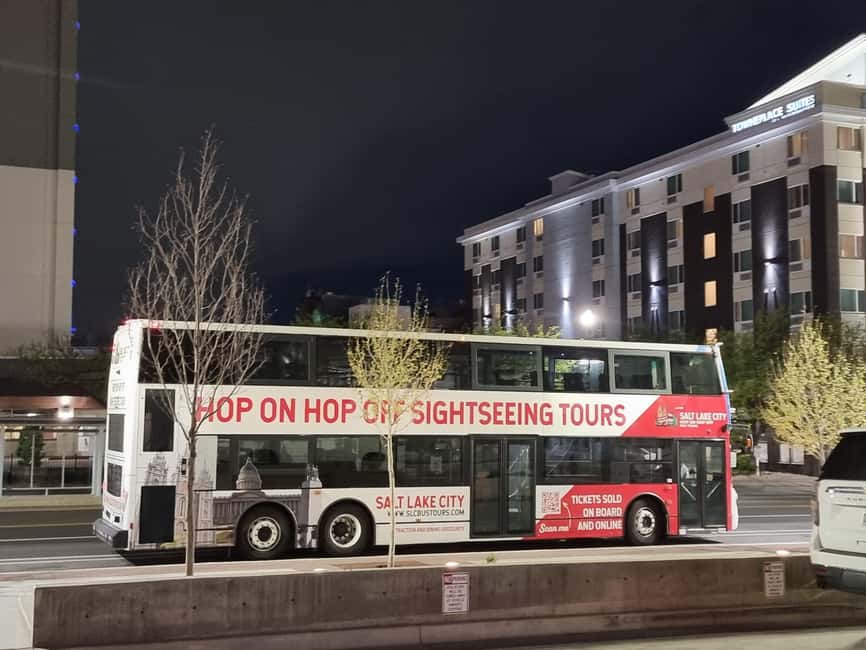 SLC Bus Tours Evening Tour on a Double-Decker Bus - Church & State brings a taste of Utah