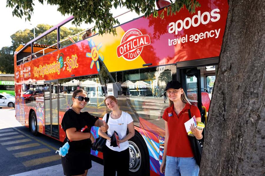 Split: Hop-On Hop-Off Sightseeing Red Line City Tour - What you see between Diocletian’s Palace and the coast