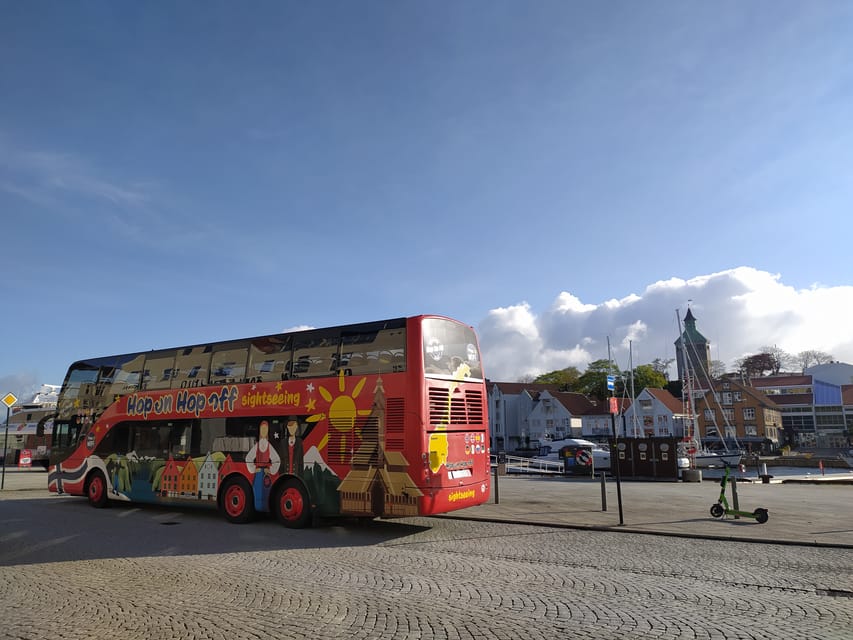 Stavanger: 24-Hour Hop-On Hop-Off Bus Pass GrayLine - The central stops: cathedral, harbor, and city transport