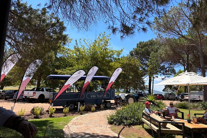 Stellenbosch Wine Tractor hop-on-hop off wine tasting tour - What your day at the farms will look like