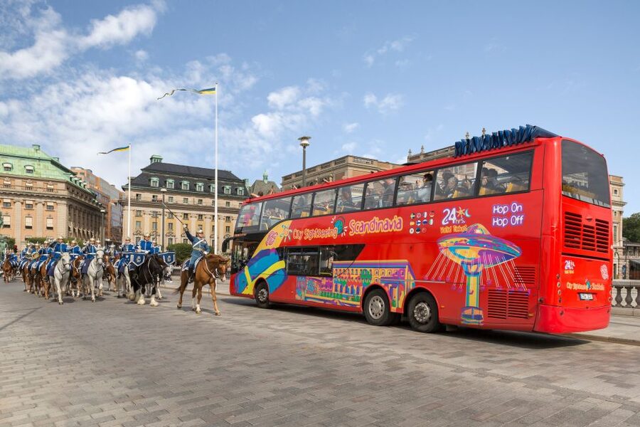 Stockholm: City Sightseeing Hop-On Hop-Off Bus Tour - City Hall and the three cruise-terminal stops