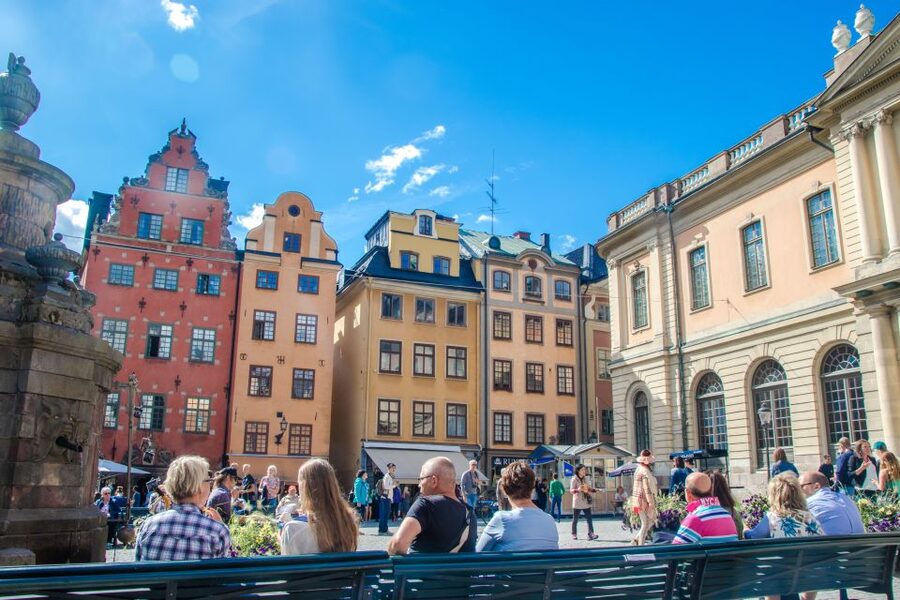 Stockholm: City Sightseeing Hop-On Hop-Off Bus Tour - Kungsträdgården and the waterfront ride