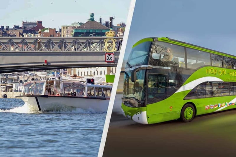 Stockholm: Hop On-Hop Off Bus or Boat - Key points to know before boarding