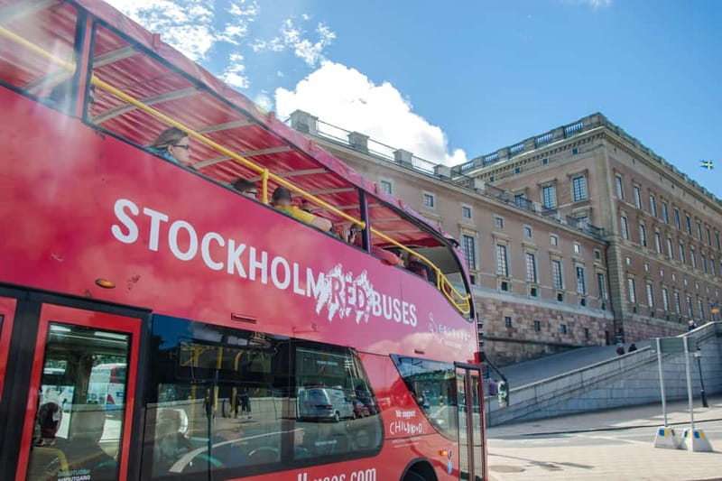 Stockholm: Hop-On Hop-Off Bus or Boat Option - City Hall, the Icebar, and the final central stops
