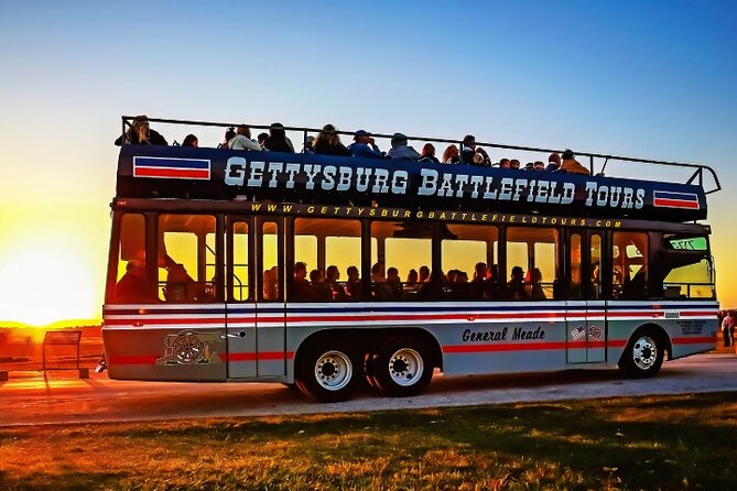 Sunset Double Decker Bus Tour in Gettysburg - Key points before you book