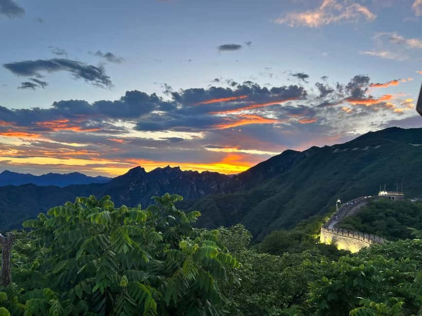 Sunset Glow at Mutianyu Great Wall Night Bus Tour+Ticket - The ride from Beijing to the wall