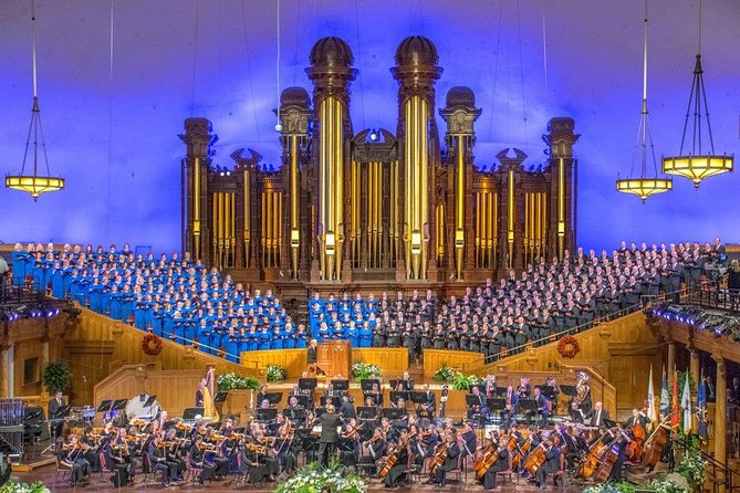 Tabernacle Choir Performance + Salt Lake City Guided Bus Tour - Government buildings show Utah’s path to statehood