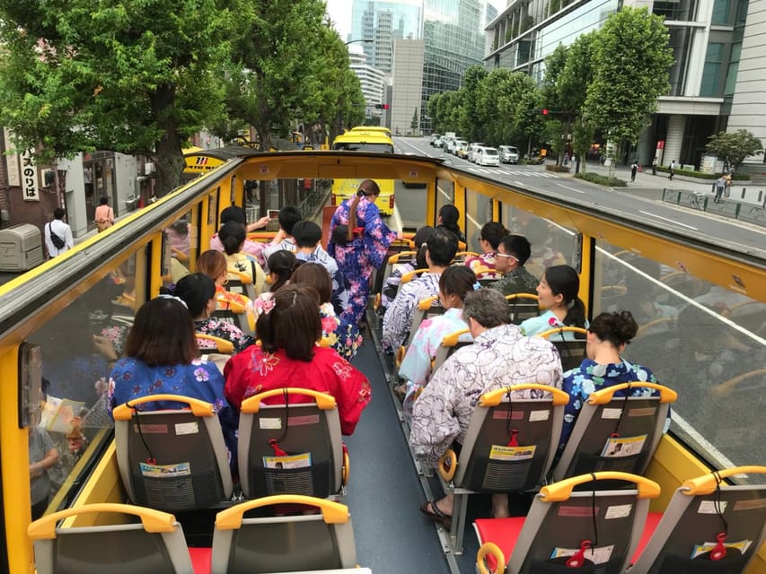Tokyo: 60min Panoramic Open Top Bus Tour with Audio Guide - Seats, weather, and what to bring