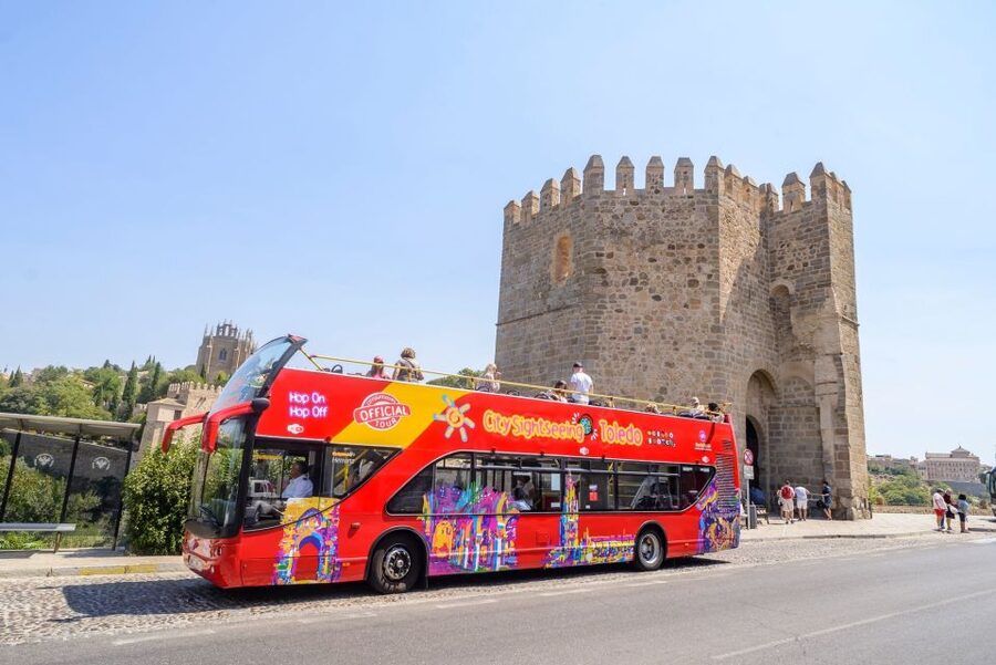 Toledo: City Sightseeing Hop-On Hop-Off Bus Tour & Extras - Stop 1: The Alcazar of Toledo