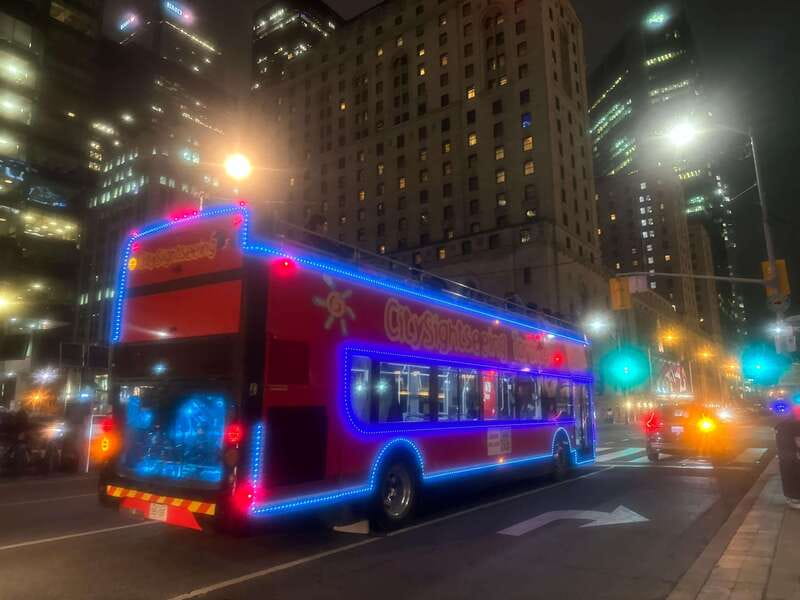 Toronto: Night Sightseeing Tour on a Double-Decker Bus - The Flatiron Building and Church Wellesley Village