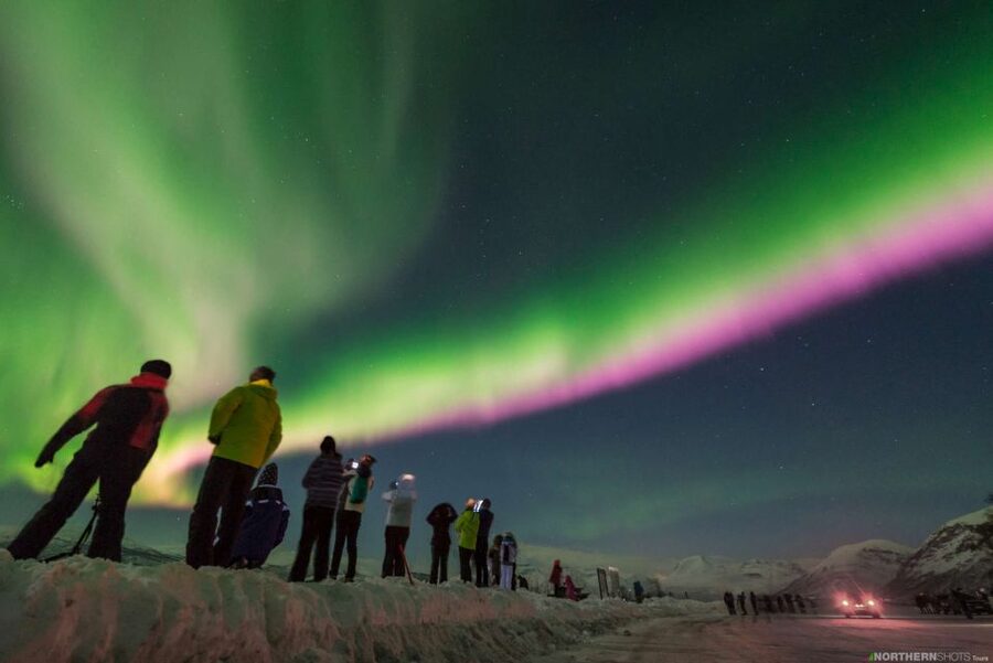 Tromso: Northern Lights Photography Tour by Bus (or miniBus) - The chase begins in central Tromsø