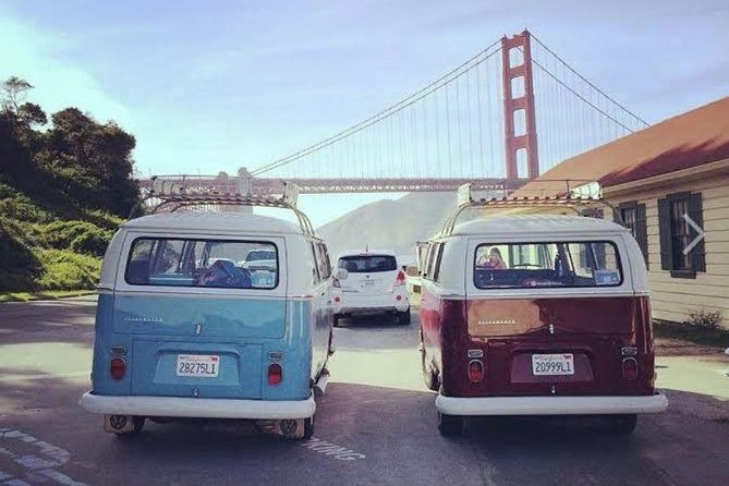Vantigo - The Original San Francisco VW Bus Tour - Coit Tower and the waterfront hills