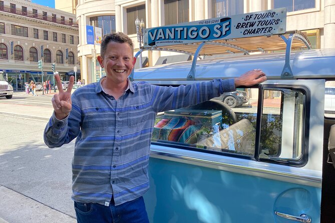 Vantigo - The Original San Francisco VW Bus Tour - The Golden Gate Bridge in a compact time slot