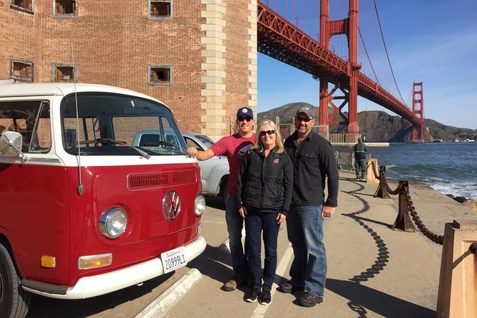 Vantigo - The Original San Francisco VW Bus Tour - The Painted Ladies and postcard San Francisco