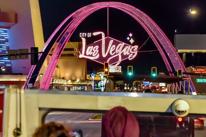 Viator Exclusive: 10:15PM Las Vegas Night Tour by Open-Top Bus - Fremont Street and old Las Vegas