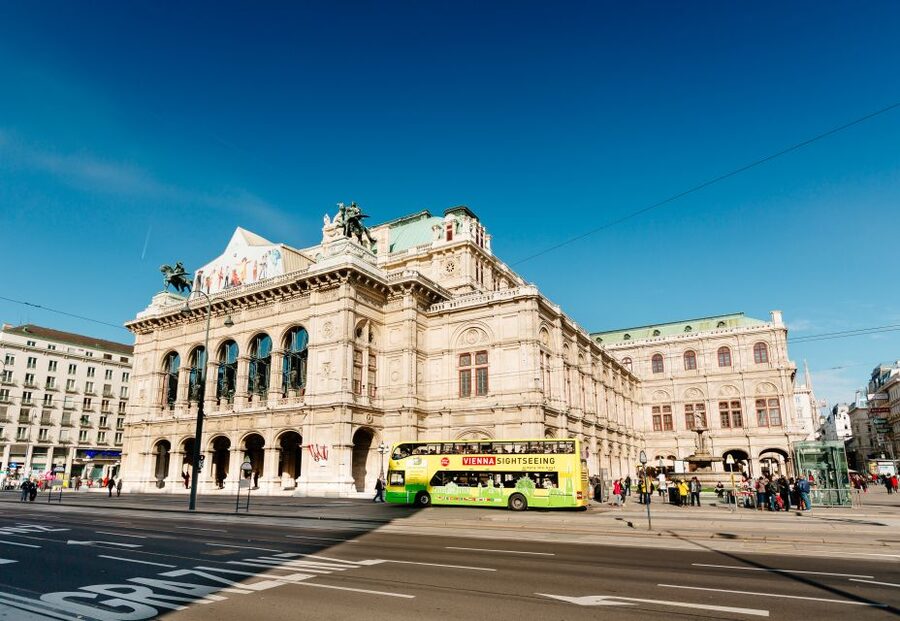 Vienna: Hop-On Hop-Off Sightseeing Bus Tour in 19 Languages - Audio commentary, music, and walking tours