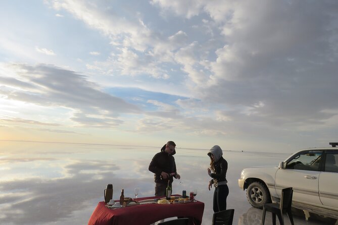 Visit to Uyuni Salt Flats from La Paz Bolivia by Bus - Four hours across the Salar de Uyuni