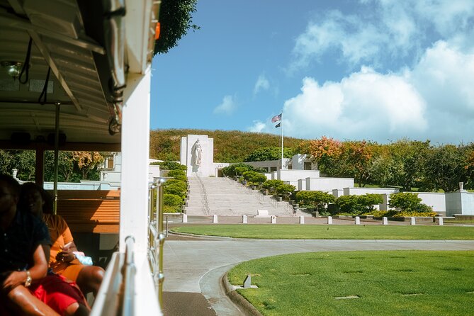 Waikiki Trolley Red Line Heroes & Legends Hop-on Hop-off Tour - Punchbowl Crater and the National Memorial Cemetery