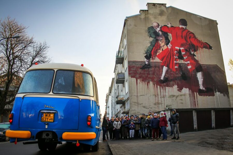 Warsaw: 2.5-Hour Dark Side - Praga District by a Retro Bus - Koneser, the former vodka factory