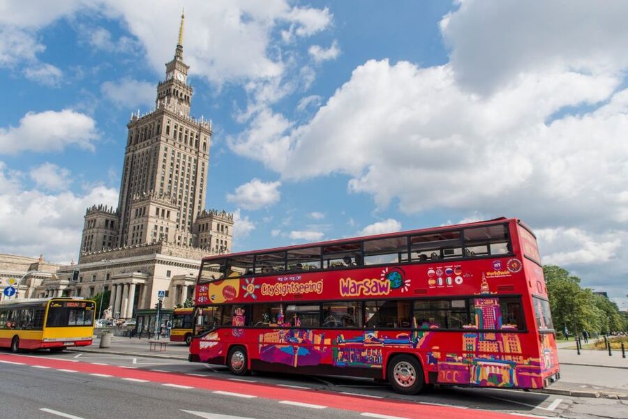 Warsaw: City Sightseeing Hop-On Hop-Off Bus Tour - The Blue Route: museums, Chopin, and Łazienki Royal Park