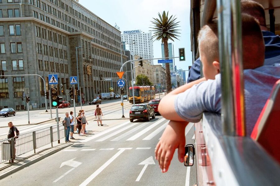 Warsaw: City Sightseeing Hop-On Hop-Off Bus Tour - Audio commentary, headphones, and seating